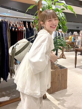 「niko and...（ニコアンド）のアイテム」を使った、みきてぃ24さん（レディース・158cm）の春コーディネート
