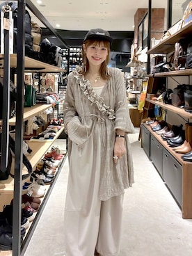 「アイテム（スマホグッズ）」を使った、みきてぃ24さん（レディース・158cm）の秋コーディネート