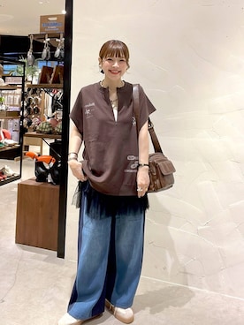 「アイテム（その他トップス）」を使った、みきてぃ24さん（レディース・158cm）の夏コーディネート