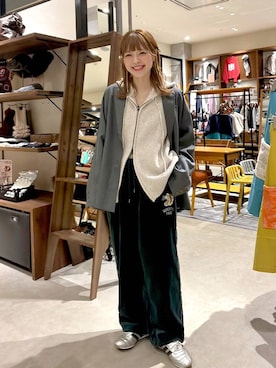 「アイテム（バレッタ/ヘアクリップ）」を使った、みきてぃ24さん（レディース・158cm）の冬コーディネート