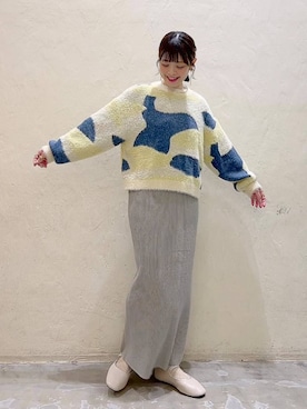 「niko and...（ニコアンド）のアイテム」を使った、みきてぃ24さん（骨格ウェーブ・レディース・158cm）の冬コーディネート