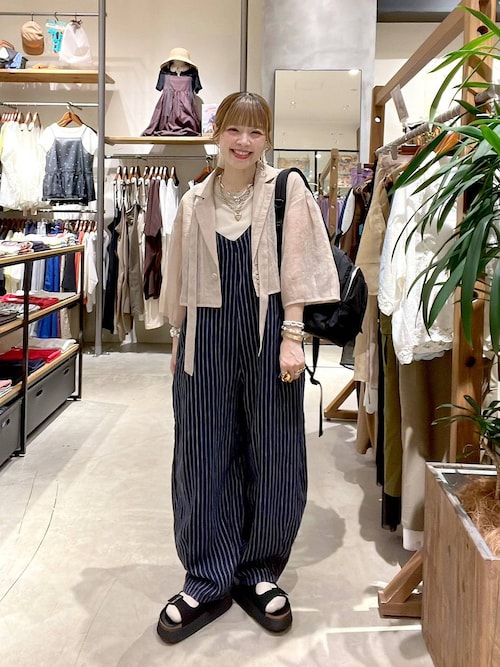 niko andのオールインワン・サロペットを使ったコーディネート