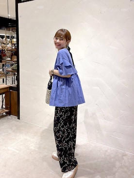 「niko and...（ニコアンド）のアイテム」を使った、みきてぃ24さん（レディース・158cm）の夏コーディネート