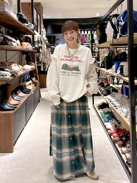 「JEANASIS（ジーナシス）のアイテム」を使った、みきてぃ24さん（レディース・158cm）の秋コーディネート