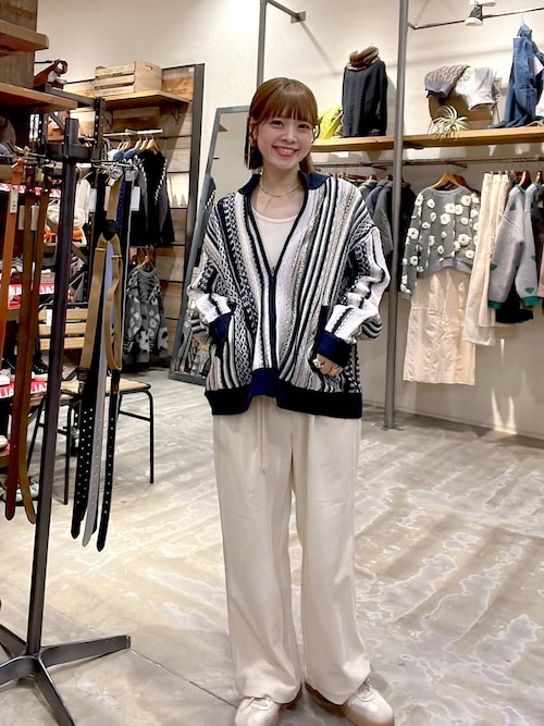 セール】アソートストライプZIPカーディガン（カーディガン