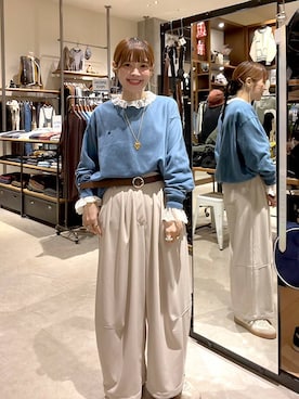 「ベルト」｜みきてぃ24さん（レディース・158cm）の秋コーディネート