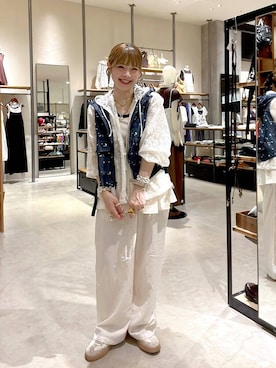 「アイテム（ブルゾン）」を使った、みきてぃ24さん（レディース・158cm）の夏コーディネート
