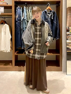 「niko and...（ニコアンド）のアイテム（ハンドバッグ）」を使った、みきてぃ24さん（レディース・158cm）の秋コーディネート