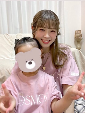 「JEANASIS（ジーナシス）のアイテム（アクセサリー）」を使った、みきてぃ24さん（レディース・158cm）の春コーディネート