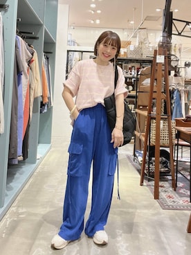 「niko and...（ニコアンド）のアイテム（アクセサリー）」を使った、みきてぃ24さん（骨格ウェーブ・レディース・158cm）の夏コーディネート