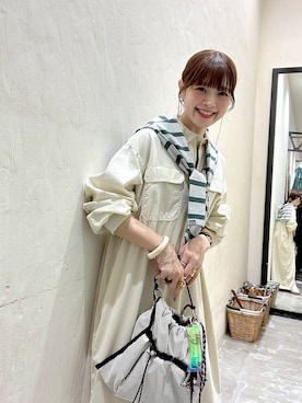 「niko and...（ニコアンド）のアイテム（ワンピース/ドレス）」を使った、みきてぃ24さん（骨格ウェーブ・レディース・158cm）の秋コーディネート
