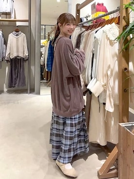 「niko and...（ニコアンド）のストラップシューズ / 抗菌消臭（パンプス、ベージュ系）」を使った、みきてぃ24さん（レディース・158cm）の秋コーディネート
