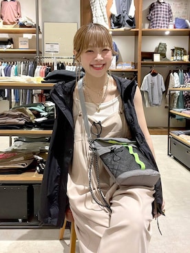 「JEANASIS（ジーナシス）のアイテム（アクセサリー）」を使った、みきてぃ24さん（レディース・158cm）の春コーディネート