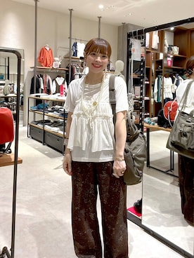 「niko and...（ニコアンド）のアイテム」を使った、みきてぃ24さん（レディース・158cm）の夏コーディネート