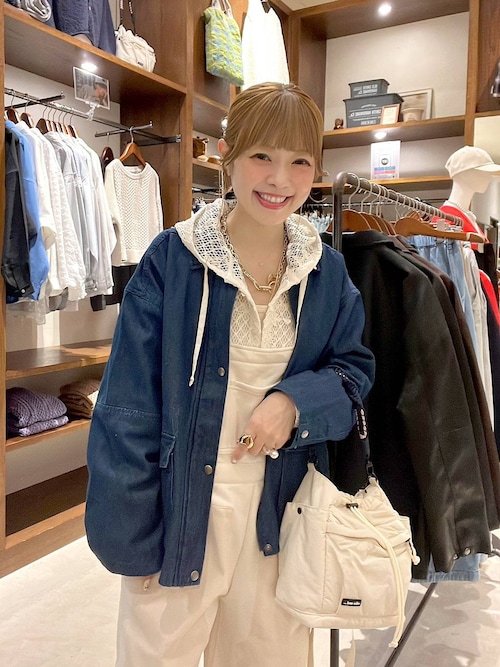 3Dフラワーメッシュフーディー（パーカー）｜niko and（ニコアンド