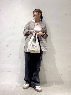 「niko and...（ニコアンド）のアイテム」を使った、みきてぃ24さん（レディース・158cm）の夏コーディネート