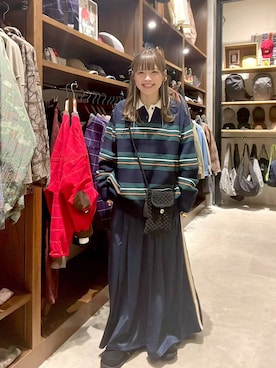「niko and...（ニコアンド）のアイテム（バッグ）」を使った、みきてぃ24さん（レディース・158cm）の秋コーディネート