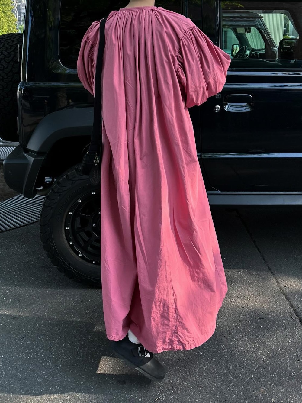 PERNA ピンク ロングワンピース PERNA ピンクワンピース