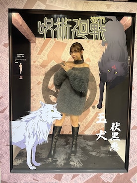 「Lattice（Lattice）のアイテム（ピアス（両耳用））」を使った、アルビーさん（レディース・158cm）の冬コーディネート