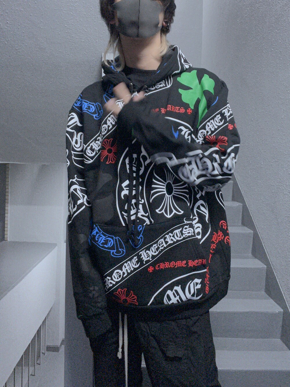 けけけ｜CHROME HEARTSのパーカーを使ったコーディネート - WEAR