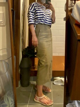 「LE SOUK（ルスーク）のアイテム」を使った、®️さん（レディース・163cm）の夏コーディネート