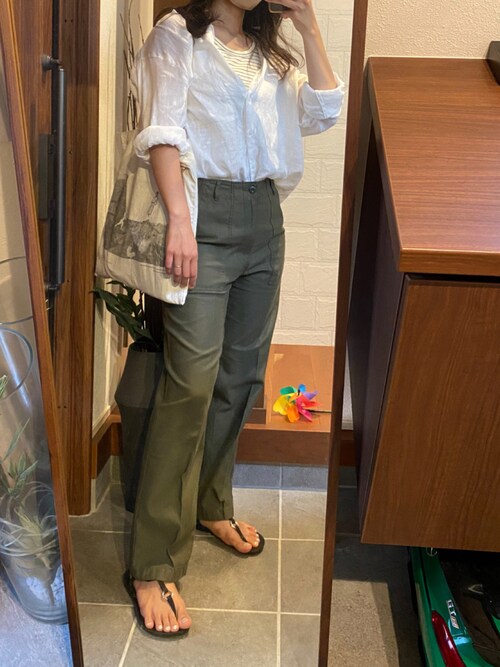 Deuxieme Classe（ドゥーズィエムクラス）の「Baker military パンツ