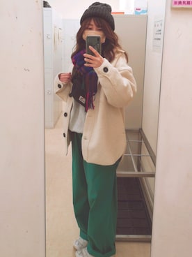 「macpac（マックパック）のアイテム」を使った、ゆうさん（レディース・151cm）の冬コーディネート