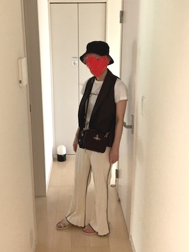 「Sword Fish（ソードフィッシュ）のアイテム」を使った、pikapomさん（レディース・160cm）の夏コーディネート