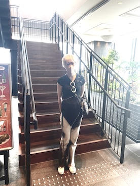 「KILL STAR（キルスター）のアイテム」を使った、pikapomさん（レディース・160cm）の夏コーディネート