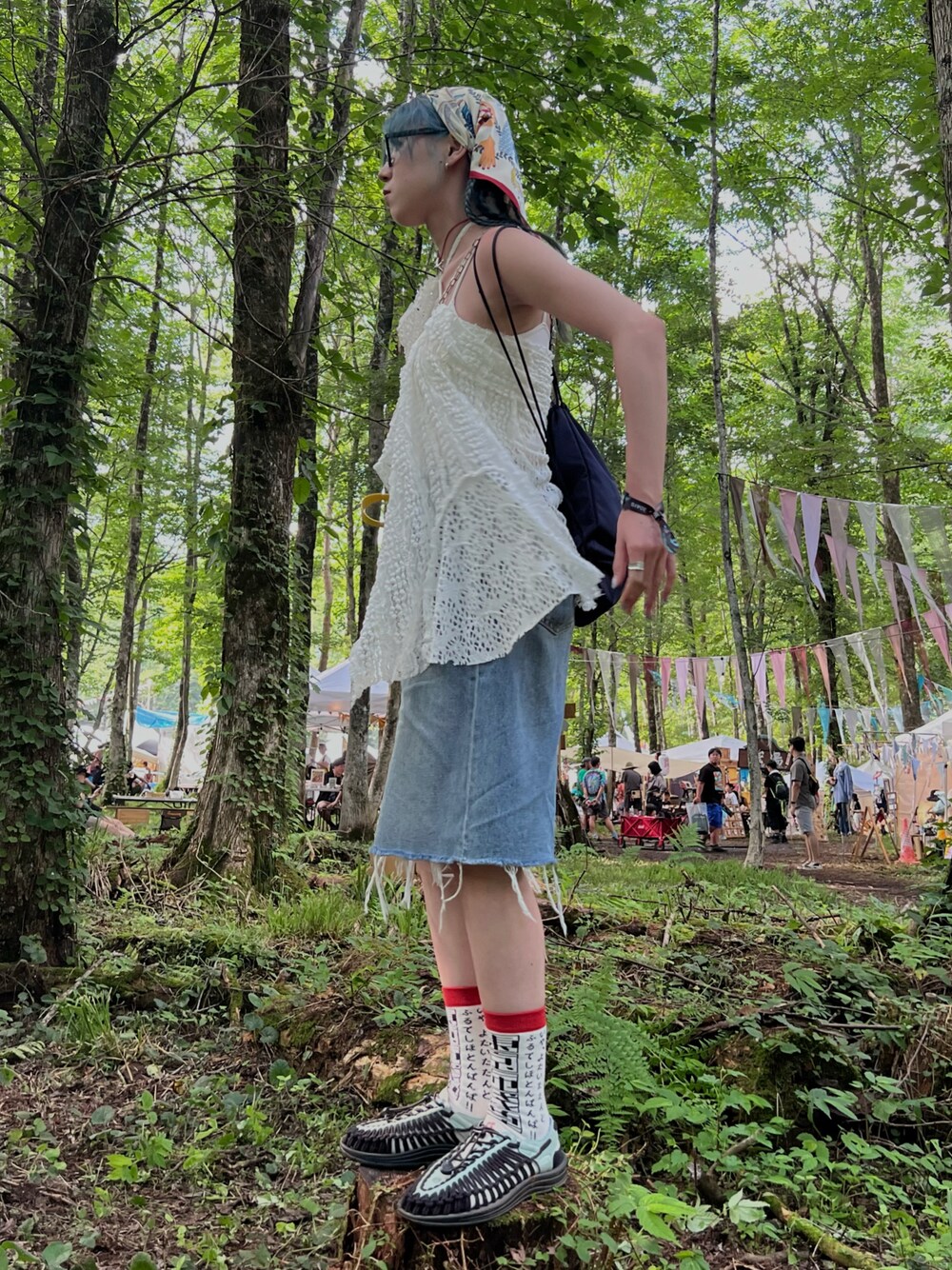 MOUSSY（マウジー）の「WIDE DENIM ショートパンツ（デニム