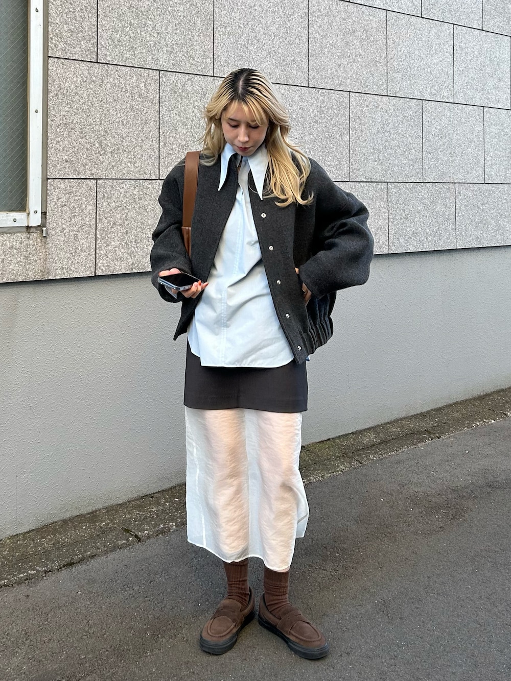 VANS ブラウン スエード ローファー