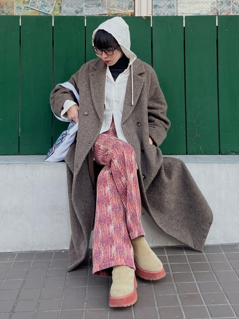 CLANE（クラネ）の「【CLANE(クラネ)】ダブルウールロングコート 19101