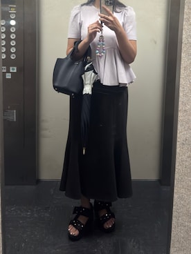 「VIS（ビス）のアイテム」を使った、りさるるさん（レディース・168cm）の夏コーディネート