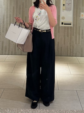 「La boutique BonBon（ラブティックボンボン）のアイテム」を使った、りさるるさん（レディース・168cm）の夏コーディネート