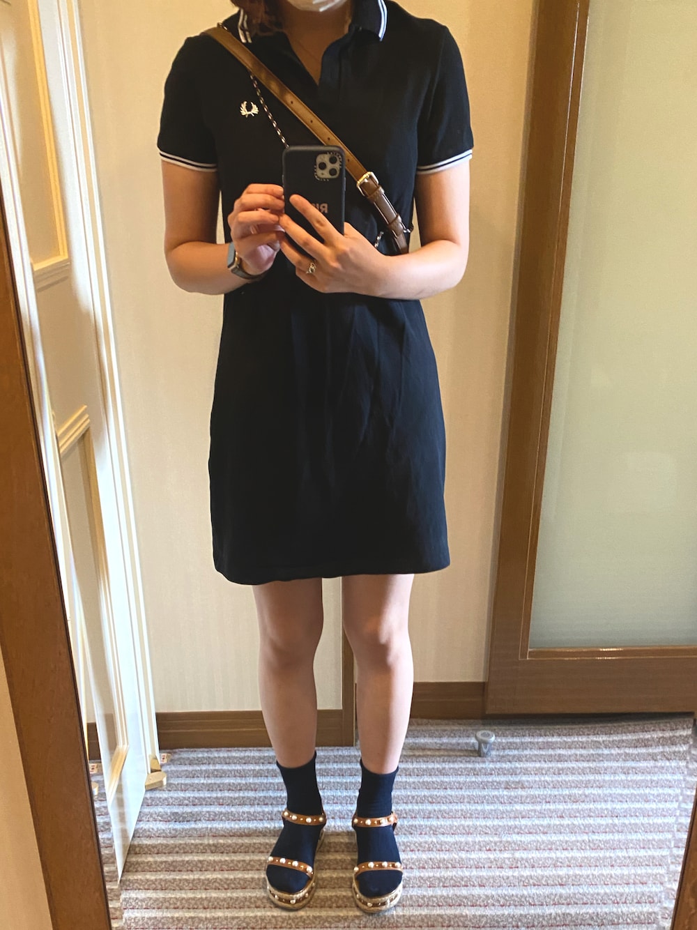 FRED PERRY Twin Tipped Pique Dress ワンピース FRED PERRY ワンピース Twin Tipped Pique Dress／フレッド