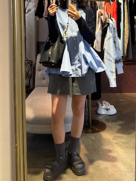 「VIS（ビス）のアイテム」を使った、りさるるさん（レディース・168cm）の夏コーディネート