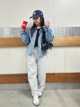 「アイテム（ジャケット/アウター）」を使った、nikoさん（キッズ・154cm・10代）の秋コーディネート