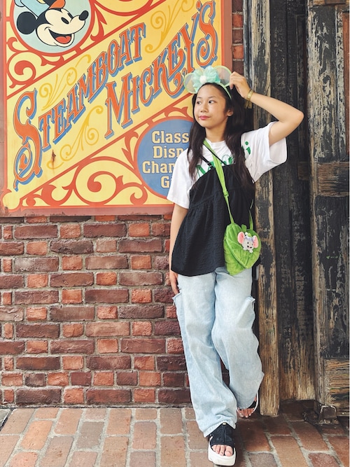 TSHIRT FLOWERMARDI（Tシャツ/カットソー）｜Mardi Mercredi（マルディ