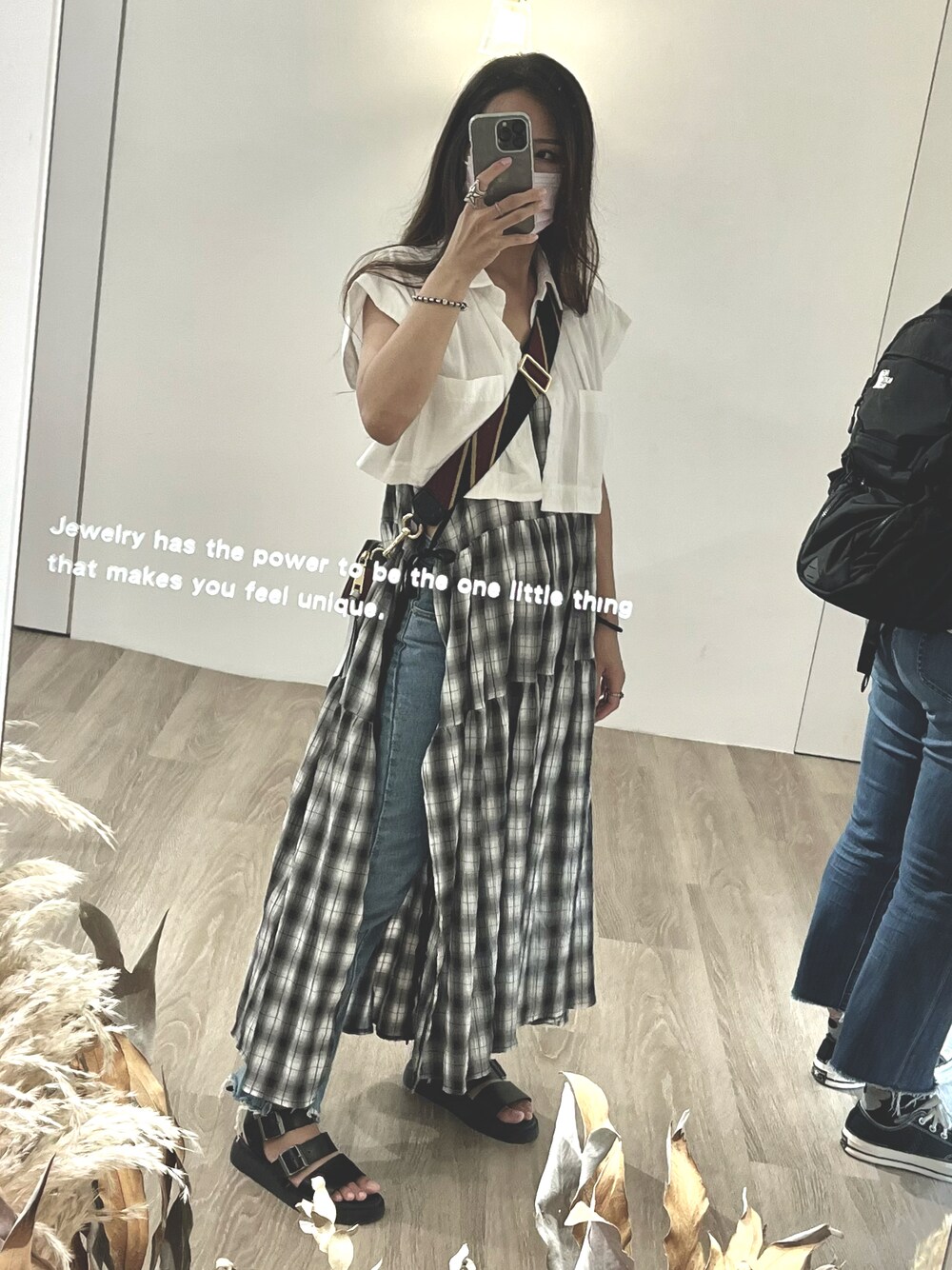 「CODY SANDERSONのStar in Star（リング、シルバー系）」を使った、J🌝さん（レディース・155cm）の秋コーディネートの1枚目の写真