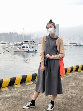 「Taobao」｜「アイテム（その他アウター）」を使った、W.tmyさん（レディース・170cm）の冬コーディネート