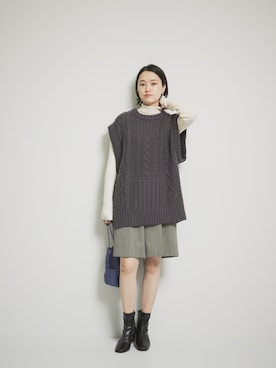 オオノさん（レディース・162cm）の冬コーディネート