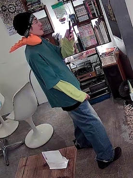 「no brand（ノーブランド）のアイテム（トップス）」を使った、xxiao_maaさん（メンズ・174cm）の春コーディネート