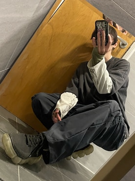 「grounds（グラウンズ）のアイテム」を使った、xxiao_maaさん（メンズ・174cm）の春コーディネート