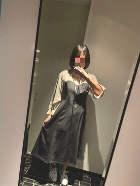 「PROPORTION BODY DRESSING（プロポーションボディドレッシング）のアイテム（ワンピース/ドレス）」を使った、tomoさん（レディース・164cm）の秋コーディネート