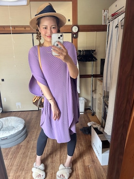 「Athena New York（アシーナニューヨーク）のアイテム」を使った、yoyoさん（レディース・168cm）の夏コーディネート