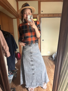 「DIESEL（ディーゼル）のアイテム」を使った、yoyoさん（レディース・168cm）の秋コーディネート