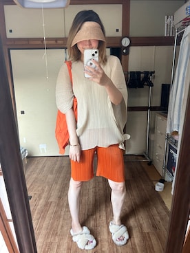 「Helen Kaminski（ヘレンカミンスキー）のアイテム」を使った、yoyoさん（レディース・168cm）の秋コーディネート