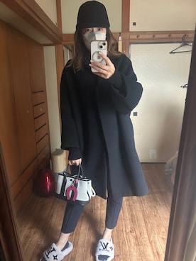 「CA4LA（カシラ）のアイテム（帽子）」を使った、yoyoさん（レディース・168cm）の春コーディネート