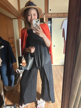 「アイテム（その他トップス）」を使った、yoyoさん（レディース・168cm）の秋コーディネート