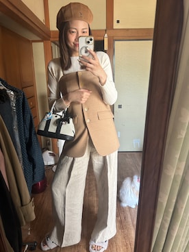 「HERMES（エルメス）のアイテム」を使った、yoyoさん（レディース・168cm）の春コーディネート